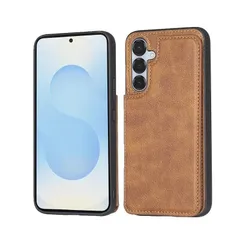 【新品】 【 Antimam 】対応Galaxy S25用 ケース 手帳型 財布型 新型 全面保護 耐衝撃 擦り傷防止 軽量 落下保護 手帳型 ケース(レトロブラウン)サムスン ギャラクシー S25 高級 PU革 磁石吸着 ポケッ 片手操作背面 IC カー 1