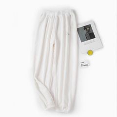 【在庫】レディース 裏起毛パンツ 冬用 もこもこ あったか ワイドパンツ ハイウエスト ゆったり フリーサイズ yu1