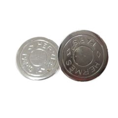エルメス HERMES セリエ イヤリング アクセサリー 両耳用 クリップ ロゴ シルバー色 ■GY04 /MQ ■OH