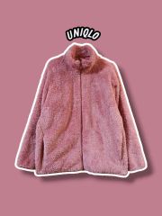 XL/ ユニクロ フリース ジップアップ ジャケット ピンク /1013