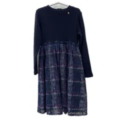 アナスイミニ ANNA SUI mini 切り替えワンピース サイズ130 (9)