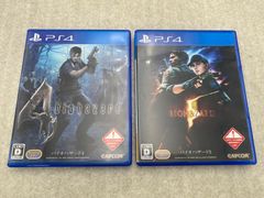 ▼バイオハザード4　0012489110　バイオハザード5　0012489113　PS4　ソフト　2点