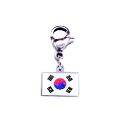 韓国 国旗 チャーム フラッグ 旗 アクセサリーパーツ バッグチャーム K-POP