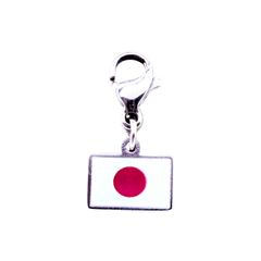 日本 国旗 チャーム フラッグ 旗 アクセサリーパーツ バッグチャーム 和風 JAPAN
