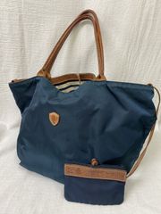 【中古】Felisi ﾌｪﾘｰｼﾞ ﾘﾊﾞｰｼﾌﾞﾙﾄｰﾄﾊﾞｯｸﾞ ﾎﾞｰﾀﾞｰ ﾈｲﾋﾞｰ  991939611