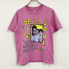 GAP　ギャップ　半袖プリントＴシャツ　ピンク　XSサイズ　古着