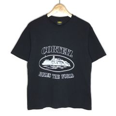 【倉吉店】 中古 CORTEIZ｜コーテイズ Rules The World 半袖Ｔシャツ ブラック サイズ：S【104】