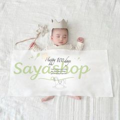 バースデー 即購入OK タペストリー 横長 飾り付け 飾り 用  女の子 男の子 子供バースデータペストリー 100日祝い birth