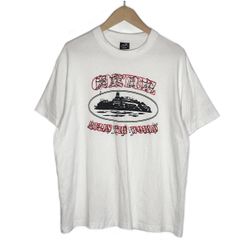 【倉吉店】 中古 CORTEIZ｜コーテイズ 東京日本限定 OG ALCATRAZ TEE 半袖Ｔシャツ ホワイト サイズ：M【104】