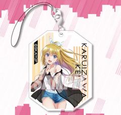軽井沢 恵 ようこそ実力至上主義の教室へ オンラインくじ C賞 C-1 アクリルストラップ 軽井沢恵 描き下ろしver. よう実 グッズ ストラップ くじ引き堂