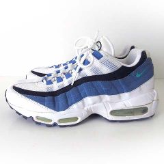 ナイキ NIKE エアマックス 95 AIR MAX 95 スニーカー シューズ ジャンク レア 希少 27.0cm 白 ホワイト ブルーグレー US 9 くつ 靴 609048-102