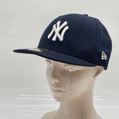 KO5216□ニューエラ キャップ 59FIFTY ネイビー ポリエステル 57.7cm ヤンキース