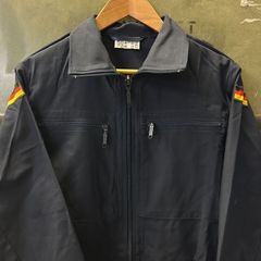 80s 実物【ドイツ軍デッキジャケット】German ミリタリー デッドストック ネイビー