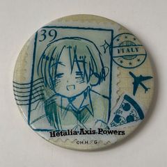 ◇ヘタリア Axis Powers　イタリア　イタリアだらけでヴェヴェーッだよっ！　トレーディングチェンジング缶バッジ