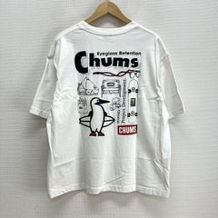 CHUMS チャムス CH01-2247 ヘビーウエイト オーバーサイズ バックプリントTシャツ 半袖 ロゴ M 10138309