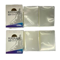 Ultimate Guard KATANAスリーブ スタンダードサイズ ホワイト（100枚入り） スリーブ   2点まとめ売り