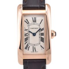 カルティエ CARTIER W2607456 タンクアメリカン SM シルバー クォーツ レディース 美品 保証書付き 腕時計 M#151054