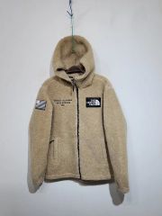 (S) THE NORTH FACE ザノースフェイス ボア フリース アウター ベージュ フリース フードジャケット