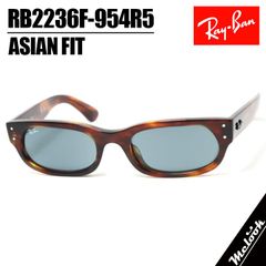 Ray-Ban レイバン サングラス RB2236F-954R5-54 54サイズ アジアンフィット メガネ ストライプドハバナ ブルー