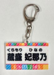 日向坂46 「日向坂で会いましょう」メンバー考案グッズくじ 蔵盛妃那乃 【D賞】名札キーホルダー