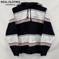 Supreme/シュプリーム【19AW】Stripe Hooded Sweatshirt/ストライプ フーデッド スウェット パーカー/ブラック/S