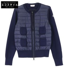 MONCLER　モンクレール　H20939B51000 CARDIGAN TRICOT ニット/ダウン切替 ノーカラージャケット　S