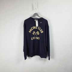新品 TOPTEN10 トップテン10 ネイビー ロゴ 裏毛 スウェット トップス メンズ 115 261013