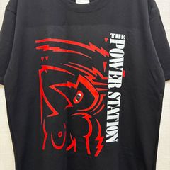 新品 パワーステーション The Power Station Tシャツ Lサイズ相当 バンドTシャツ アーティストTシャツ メンズ レディース ユニセックス 半袖 夏物 夏服 プリント ロック バンド ストリート アメカジ 80年代 ロバートパーマー イギリス