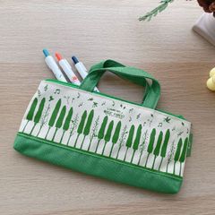 F22-0321 セトクラフトペンケース(Piano Tree)　T4945119102084　ペンケース, 筆箱, 音楽モチーフ, ピアノデザイン, Piano Tree, かわいいペンポーチ, スリムペンケース, レディース文具, 学生用筆箱, ギフト文具