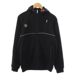 アンパスィ and per se ゴルフウェア ジップアップパーカー ジャケット L 黒 AMF1124H1 /BM