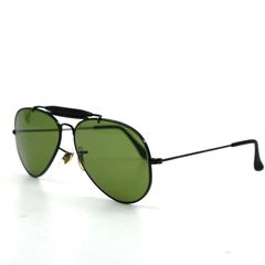 Ray-Banレイバン サングラス グリーンレンズ ブラック 度無し ティアドロップ型