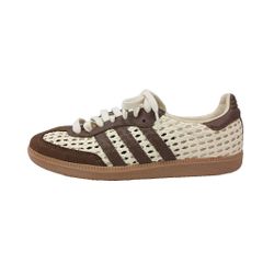 アディダスオリジナルス adidas originals サンバ SAMBA OG スニーカー シューズ 24.0cm オフホワイト 茶 ブラウン IH9373 /AN