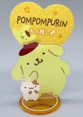 【中古】アクリルスタンド・アクリルパネル ポムポムプリン＆マフィン クリップ付きアクリルスタンド 「サンリオキャラクターズ」