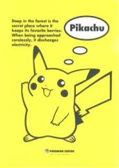 【中古】クリアファイル ピカチュウ A4クリアファイル 「ポケットモンスター」 ポケモンセンター限定