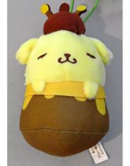 【中古】キーホルダー ポムポムプリン(B/静か) ハチミツポットマスコット 「ポムポムプリン」