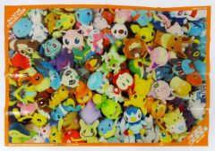 【中古】ビニールシート・レジャーシート 集合 レジャーシート 「ポケットモンスター ぬいぐるみといっしょにおでかけ! 夏のプレゼントキャンペーン」 対象商品購入特典