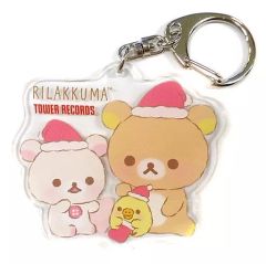 【中古】雑貨 リラックマ＆コリラックマ＆キイロイトリ コラボアクリルキーホルダー 「リラックマ×TOWER RECORDS 2019 winter」