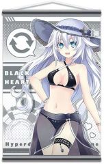 【中古】タペストリー デザイン04(ブラックハート) B2タペストリー 「まいにちコンパイルハート」