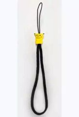 【中古】ストラップ(キャラクター) ピカチュウ ポケモンストラップ(ブラック) 「ポケットモンスター」