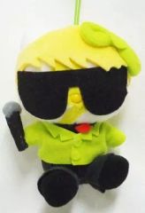 【中古】キーホルダー・マスコット(キャラクター) ハローキティ(緑/浦田直也) マスコット 「HELLO KITTY×え～パンダ(AAA)」