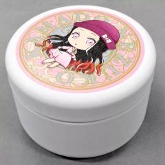 【中古】小物入れ・マルチケース・缶ケース 竈門禰豆子 ～キメツモダン～ 缶入りクッキー(缶のみ) 「鬼滅の刃 藤色商店街 -あみあみ通り- in 秋葉原」