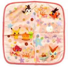 【中古】タオル・手ぬぐい(キャラクター) ほのお・でんき 大判ハンドタオル タイプフォーカス 「ポケットモンスター」 ポケモンセンター限定