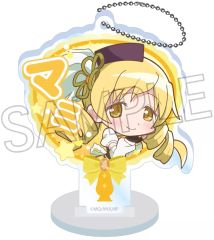 【中古】キーホルダー 巴マミ 「魔法少女まどか☆マギカ デコうちわ アクリルキーチェーン」