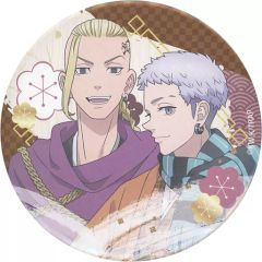 【中古】バッジ・ピンズ 龍宮寺堅＆三ツ谷隆 缶バッジ 「東京リベンジャーズ ドリーム缶バッジ レトロモダン」