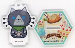 【中古】キーホルダー メラルー 「CAPCOM CAFE×モンスターハンター20周年 トレーディングアクリルスタンドキーホルダーB」