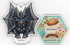 【中古】キーホルダー クシャルダオラ 「CAPCOM CAFE×モンスターハンター20周年 トレーディングアクリルスタンドキーホルダーA」