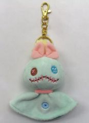 【中古】ぬいぐるみマスコット スクランプ てるてる坊主 プラッシュキーチェーン 「リロ＆スティッチ」 ディズニーストア限定
