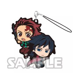 【中古】ストラップ(キャラクター) 炭治郎＆義勇 「鬼滅の刃 ラバーストラップDUO」