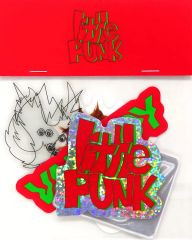 【中古】シール・ステッカー Vaundy ステッカーセット(7枚組) “little punk”ピンク 「Vaundy one man live VAWS hall tour “little punk”」 DAY 2 限定