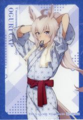 【中古】キャラカード オグリキャップ クリアカード 「ウマ娘 シンデレラグレイ×極楽湯・RAKU SPA カサマツの湯」 店舗限定グッズ購入特典